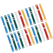 100St Gekleurde Bindclips Voor Twee-Gats Mappen En Kantoor