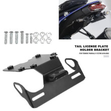 2024 for Yamaha Tenere 700/rally Xtz700 2019-2022 Motorcycle Rear License Plate Holder Bracket with Light Aluminum Alloy Replacement