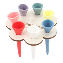 Vibrant Garden Bee Drinking Cup 7 Holes Basswood Long-Lasting