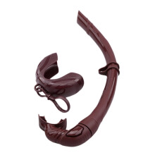 Flexible Silicone Snorkels for Swimming and Freediving, Roll-Up Design with Adjustable Hanging Buckles, Lightweight Diving Accessories