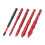 5 Pcs Eccentric Drill Bit Set 6-12mm Hex Shank for Glass, Tile, Concrete 9