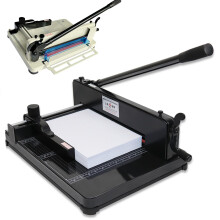 A4 Metal Guillotine Paper Cutter 12 Inch Cutting Length 400 Sheet Capacity Multicolor Compatible A4 A3 Sizes Black A3