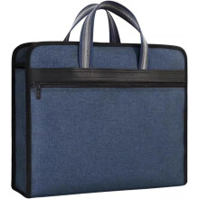 Briefcase for Men and Women - Canvas File Bag for Work and Business, 31x39.5x9.5cm, Durable and Stylish Design