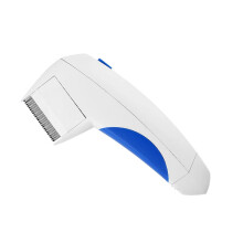 Flea and Lice Removal Comb for Cats and Dogs, Effective Detangling Brush, One Size, White Grooming Tool