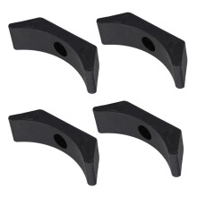 4St Plastic Dumbbell Cradles, Zwarte Verstelbare Fitness Accessoires