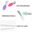 6 Stuks Oogschaduwborstel Silicagel Make-Up Schuimborstel 11