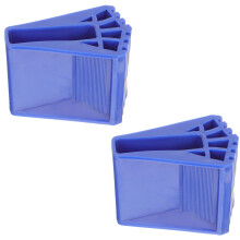 2St Duurzame Blauwe Rubber Laddervoeten Beschermhoezen Met Antislip