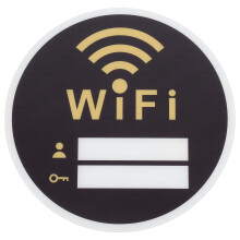Acryl WiFi Bord Voor Wandgebruik Kleurrijke Aanduiding