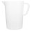 Transparent Plastic Measuring Jug Kitchen Graduated Cups 8
