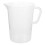 Transparent Plastic Measuring Jug Kitchen Graduated Cups 5