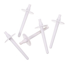 5St Naaimachine Spool Pins Wit Kunststof Voor Threaddragers Thuis