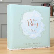 6-Inch Photo Album Writable 200pcs for Baby Growth Photos High-Capacity Hard Shell Paper Interleaf Album 22.5x22.0x5.5