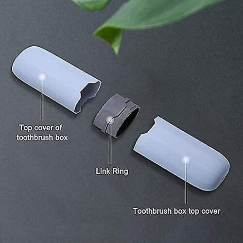 Travel Toothbrush Expandable Case Toothpaste Holder Adjustable Anti Bacterial 1