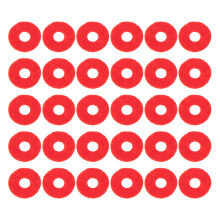 90St Piano Felt Washers Rood Voor Keyboard Balancering En Regulering