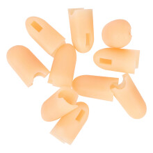 10St Manicure Vingerhoesjes ABS Nagelkunst Beige Flexibel En Ademend