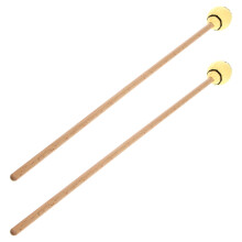 2St Professionele Gele Marimba Hamer Maple Drumsticks Duurzaam