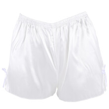 1Paar Comfortabele Zijden Veiligheidsshorts Voor Meisjes Wit Praktisch