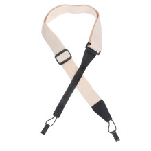 Wit Katoenen Ukulele Strap Duurzaam En Eenvoudig Accessoire