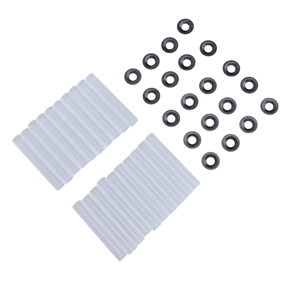 Garage Door Roller Sleeves 20 Sets 11Mm Id 80Mm Length Quiet Hinge Rollers 8771347536218