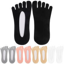 5Paren Lage Vingersokken Nylon Comfortabel Voor Sport En Schoenen