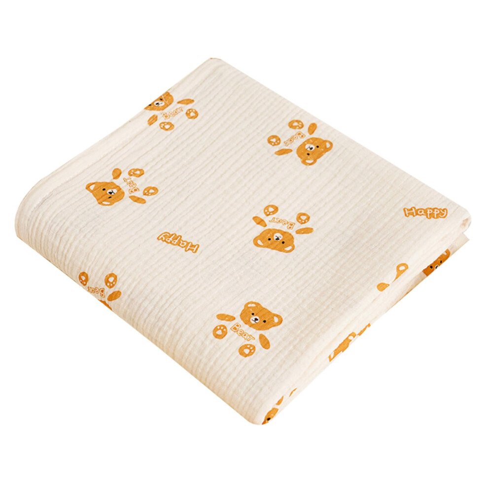 Baby Blanket Cotton Wrap Blanket for Infants, Non-Fluorescent Bath Towel, Crib Sheet Set, Soft and Safe Newborn Blanket