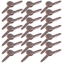 50St Bruine Metalen Paper Fasteners Brads Voor Scrapbook En Handwerk