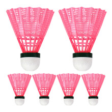 6St Speelshuttlecocks Roze Voor Badminton Training En Recreatie