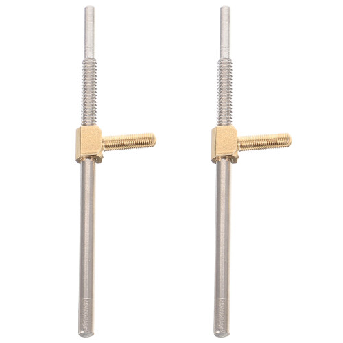 2St Compacte Cellobogen Schroef Vervanging Metalen Cello Onderdelen 2