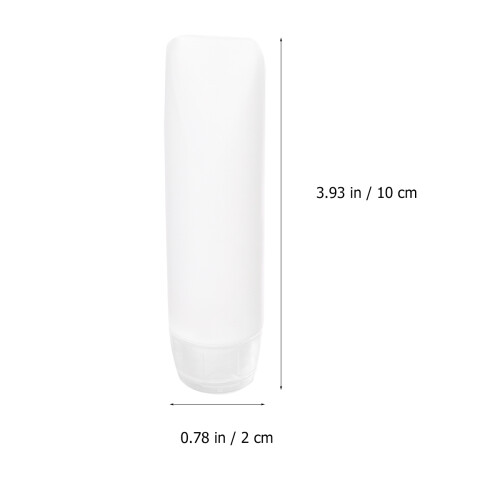 4 Pcs Empty Cosmetic Containers Liquid Soap Bottles Tube Squeeze 2