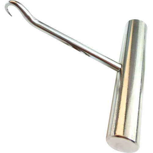 Rvs Tennis Racketsnaar Haak Ergonomisch Zilver Hulp Tool
