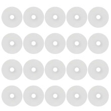 40 Stuks Ventielpakking Plastic Wit Stickerblok