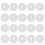 40 Stuks Ventielpakking Plastic Wit Stickerblok 1
