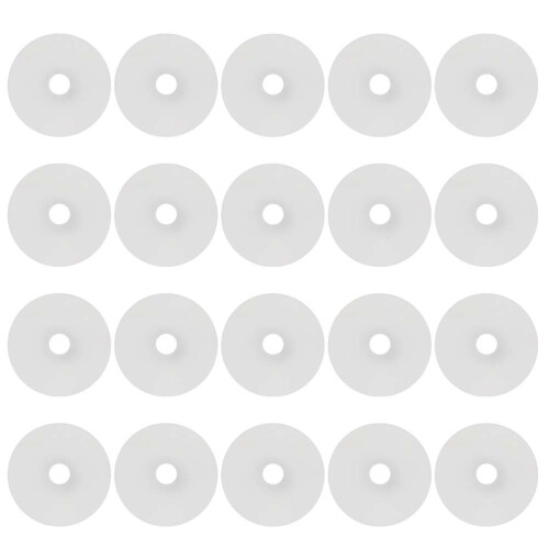 40 Stuks Ventielpakking Plastic Wit Stickerblok