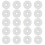 40 Stuks Ventielpakking Plastic Wit Stickerblok 4