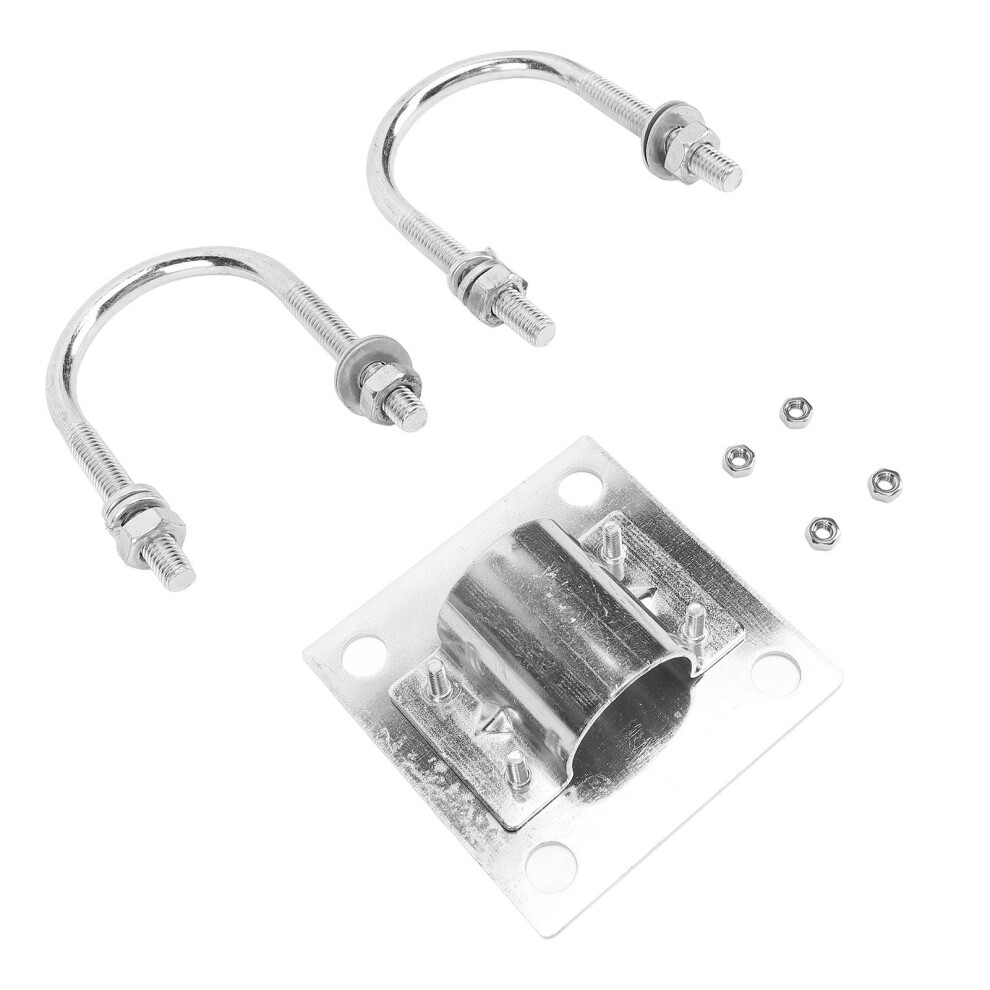 Stainless Steel Satellite Dish Pole Mount Clamp Kit For Starlink V2 7891347538348