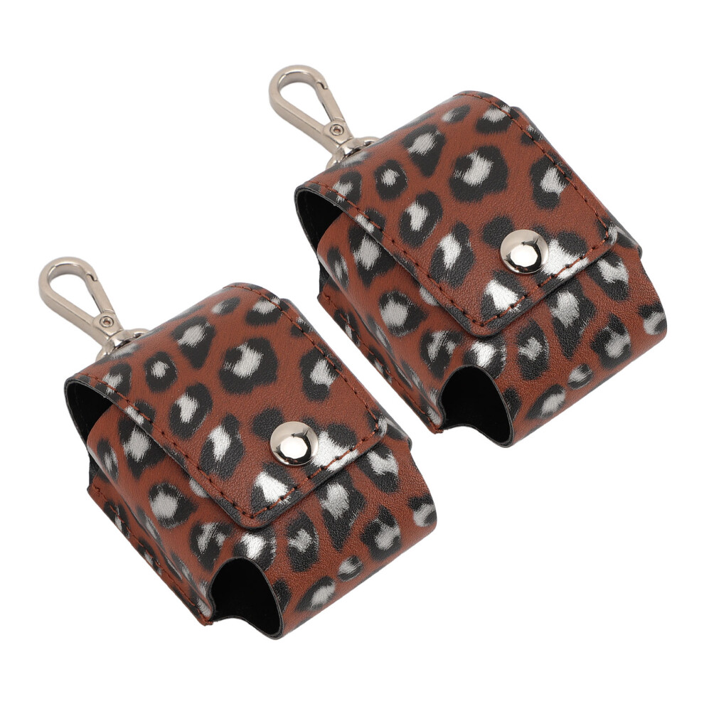 Fingertip Oximeter Carrying Case PU Leather 7x6cm Portable Storage