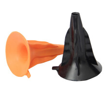 2pcs Rubber Suction Cup Arrows for Archery Games, Black and Orange, Replacement Arrows for Outdoor Shooting Practice