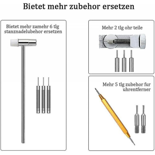 Watch Repair Kit, 149pcs Professional Spring Bar Tool Set, Professional 2