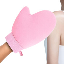 Tanning Mitt | Self-Tanner Mitten for Sensitive Skin, Portable Tanning Glove for Face, Body, Legs, Travel, Pink