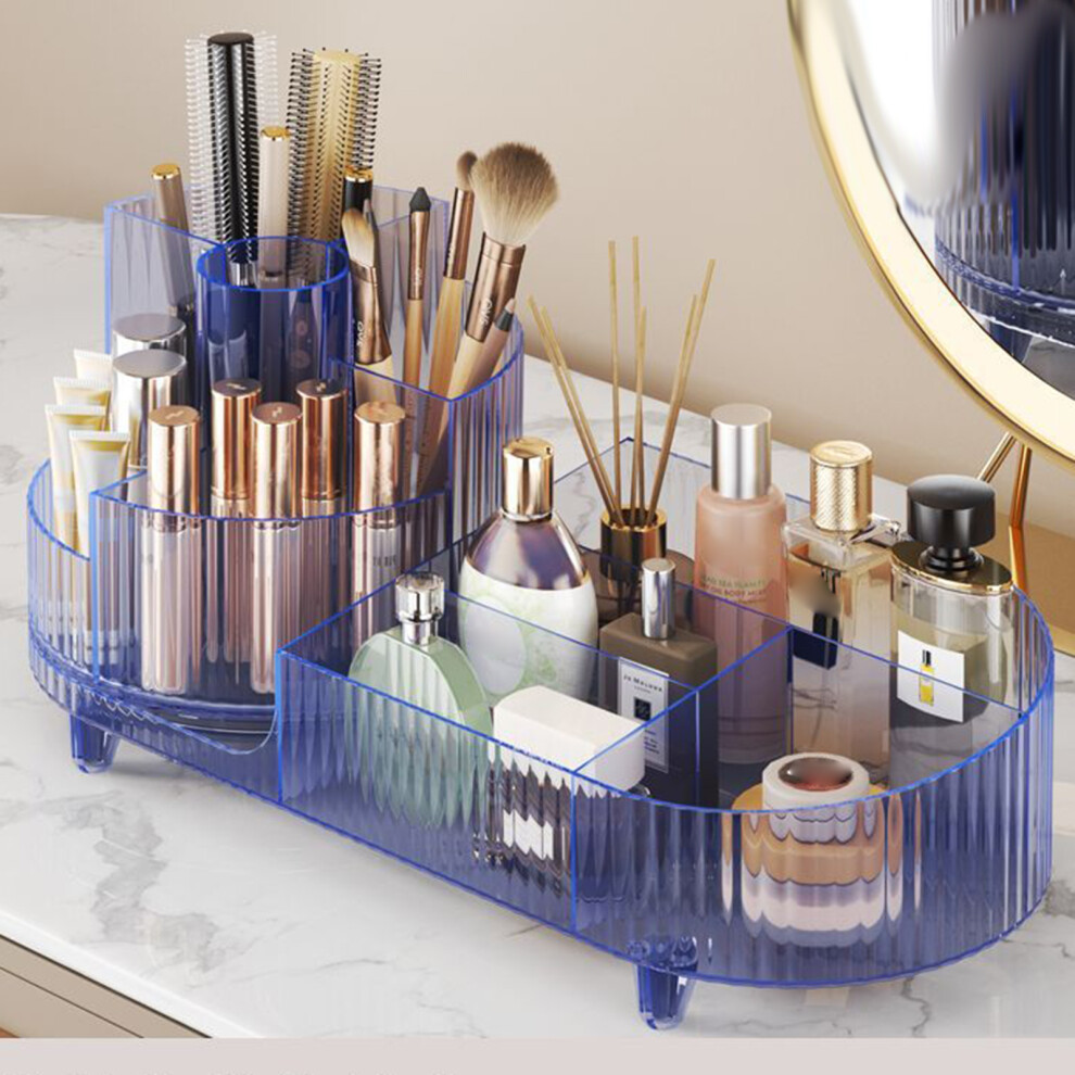 Rotating Cosmetic Organizer 36cm/750g with Transparent Color Options-image-OPC-PKD6FRK-NEW