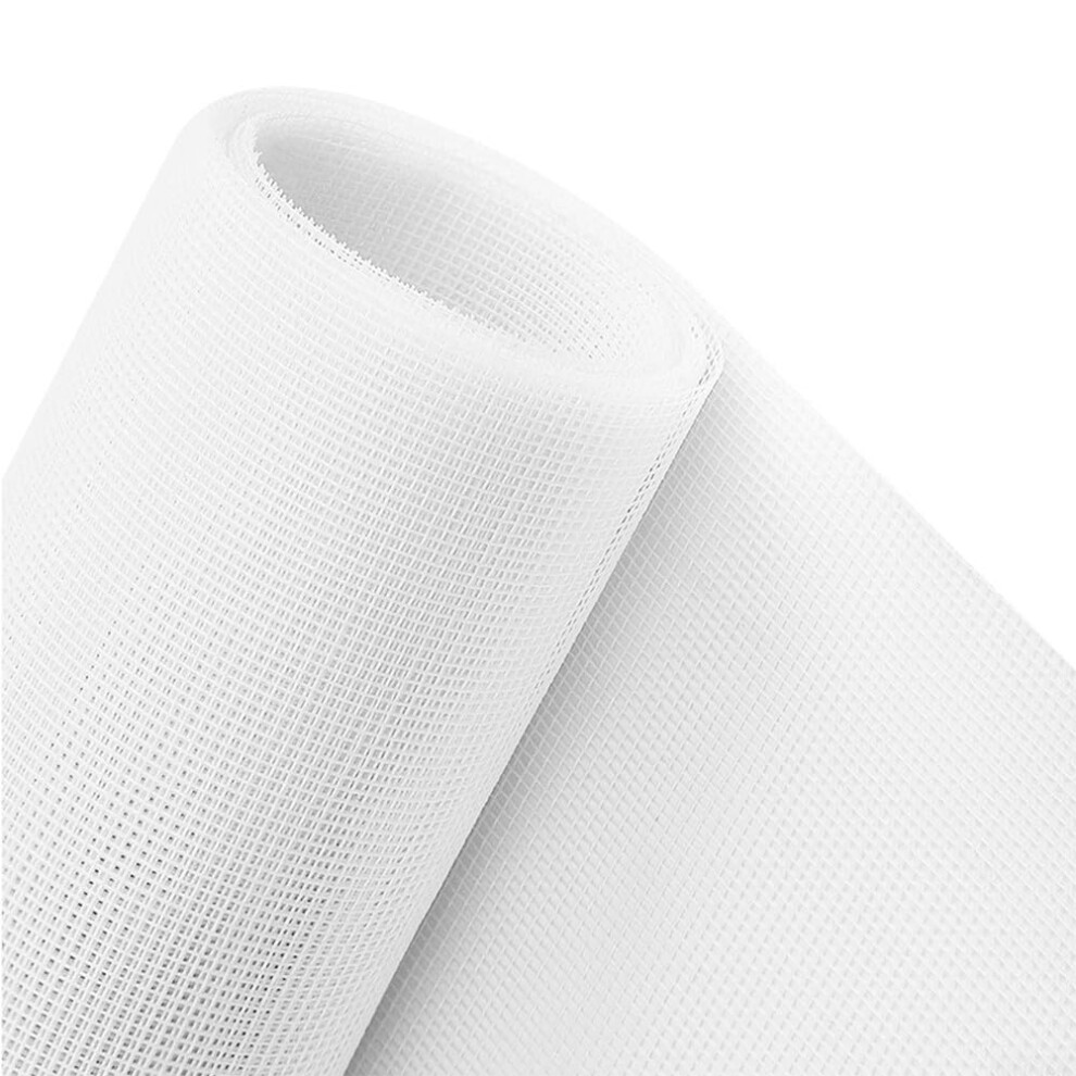 Drainage Improvement Set - 50pcs Breathable Rectangular Pot Mesh Pads for Garden Planters - White Color-image-OPC-PKD6FSS-NEW