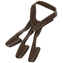 Archery Arm Guards and Finger Gloves, Brown Leather Bow Gloves for Adults and Beginners, 1 Piece, Comfortable Fit