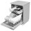 Baridi 60cm Freestanding Dishwasher, 13 Place Settings, 6 Programs, Silver - DH280 21