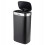 Dellonda Baridi Sensor Bin, 80L Capacity, Black/Stainless Steel - DH283 12