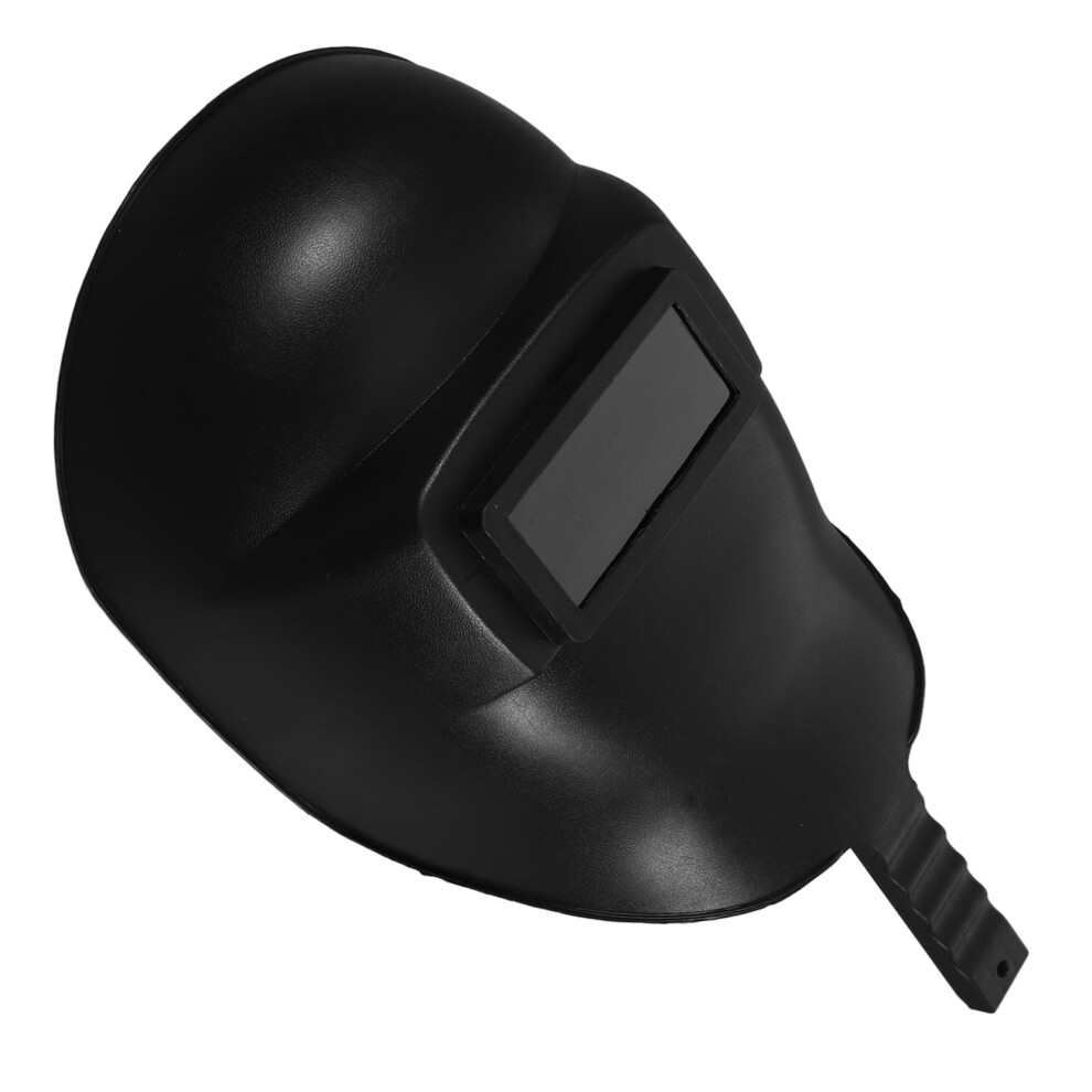 Handheld Welding Helmet With Auto Adjusting Lens, Ergonomic Design For Grinding And Cutting, Durable Black Protective Gear 9084446786828