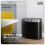 Dellonda Baridi Sensor Bin, 50L Capacity, Black/Stainless Steel – DH281 4