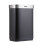 Dellonda Baridi Sensor Bin, 65L Capacity, Black/Stainless Steel – DH282 17