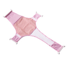 Roze Baby Badnet Met Steunslinger Voor Gemakkelijke Babybad