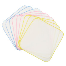 9St Katoenen Baby Spuugdoekjes, Bibs Voor Zuigelingen, Kleurrijke Set