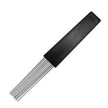 Compacte Zwarte Guiro Scraper Percussie Instrument Speelgoed